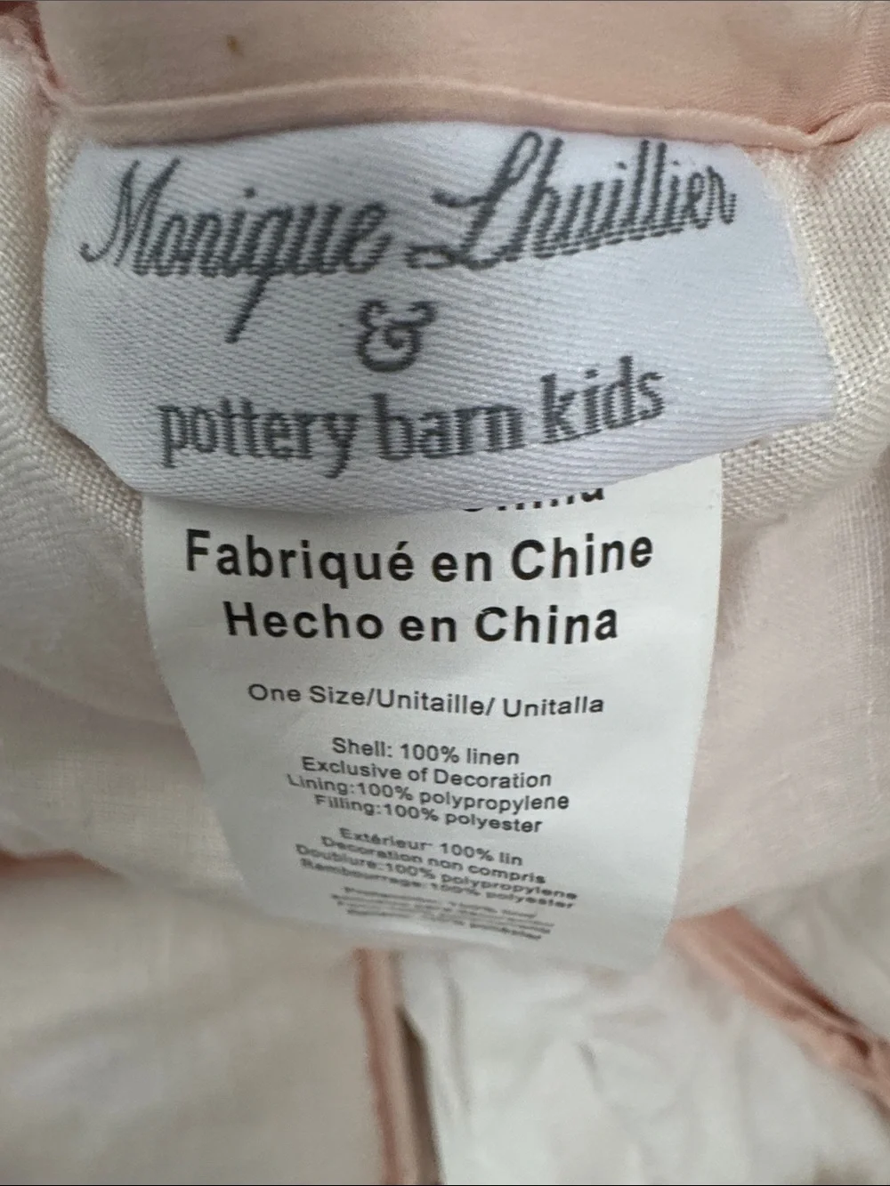 Soft Pink Ruffle Crib pillow and Canopy Set - Monique Lullier for Pottery Barn